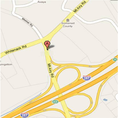 Basking Ridge map